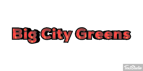 Big City Greens Efekt tekstowy