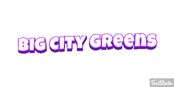 Big City Greens Efekt tekstowy