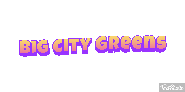 Big City Greens Efekt tekstowy