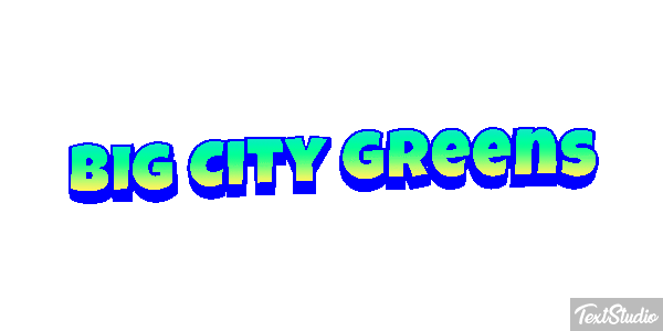 Big City Greens Efekt tekstowy
