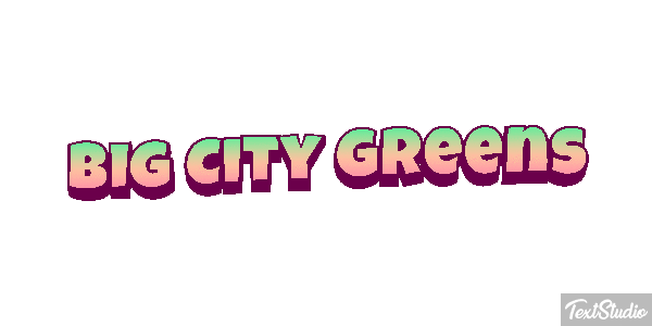 Big City Greens Efekt tekstowy