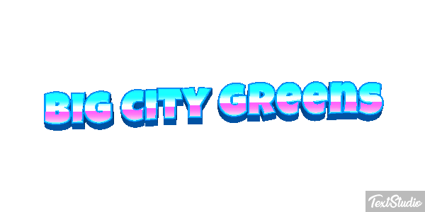 Big City Greens Efekt tekstowy