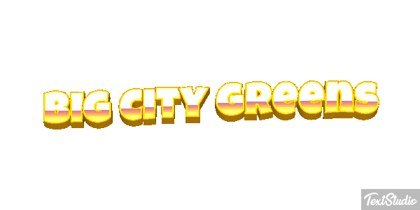 Big City Greens Efekt tekstowy