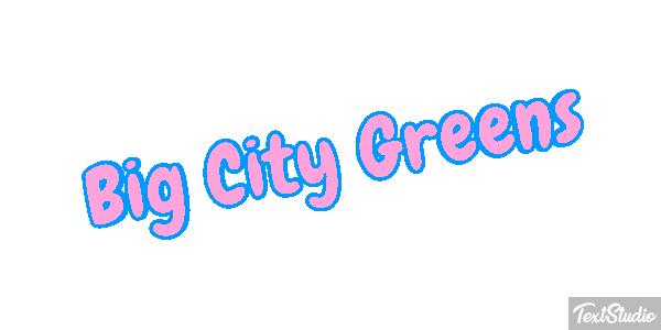 Big City Greens Efekt tekstowy