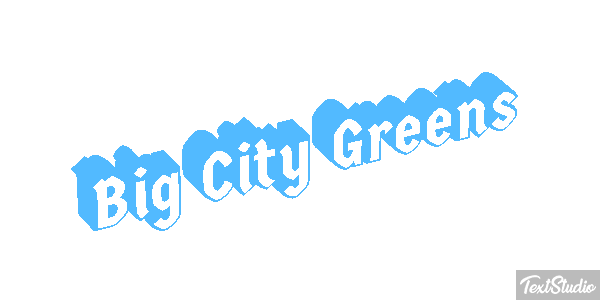 Big City Greens Efekt tekstowy