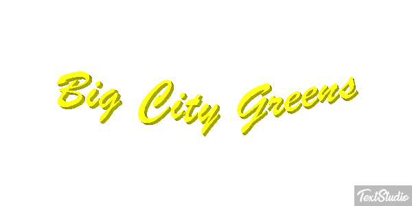 Big City Greens Efekt tekstowy