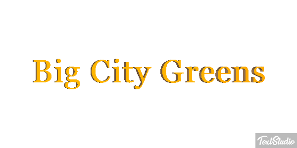 Big City Greens Efekt tekstowy