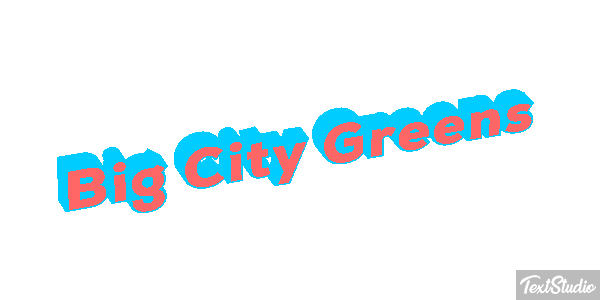 Big City Greens Efekt tekstowy