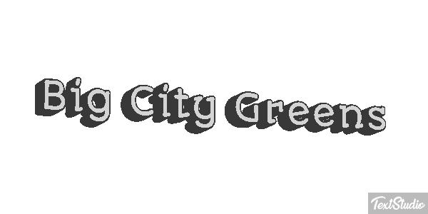 Big City Greens Efekt tekstowy