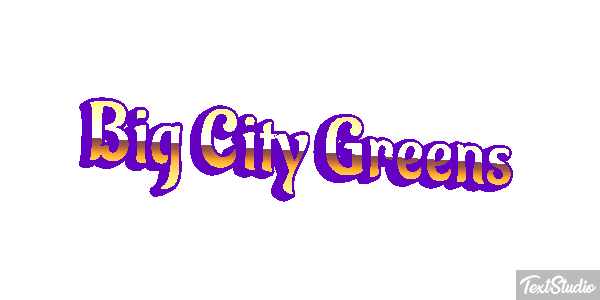Big City Greens Efekt tekstowy