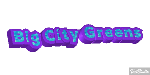 Big City Greens Efekt tekstowy