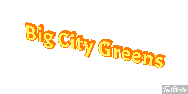 Big City Greens Efekt tekstowy