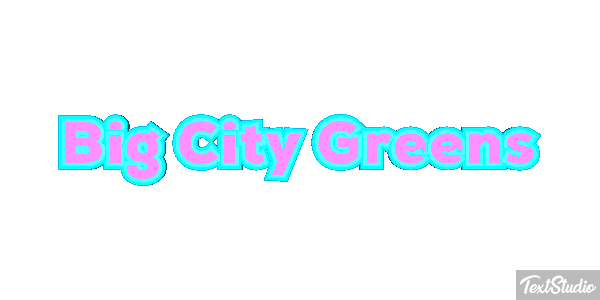 Big City Greens Efekt tekstowy