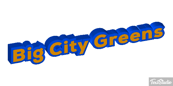 Big City Greens Efekt tekstowy