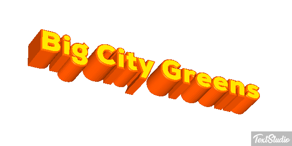 Big City Greens Efekt tekstowy