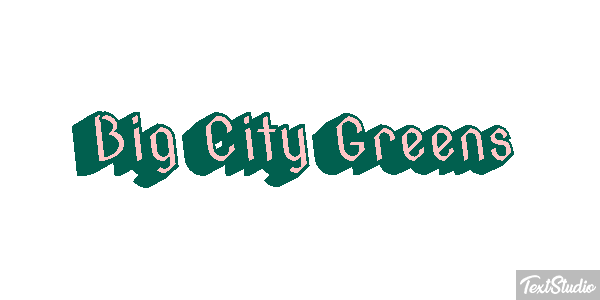 Big City Greens Efekt tekstowy