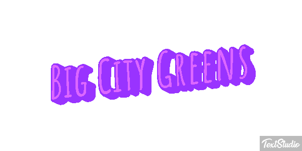 Big City Greens Efekt tekstowy