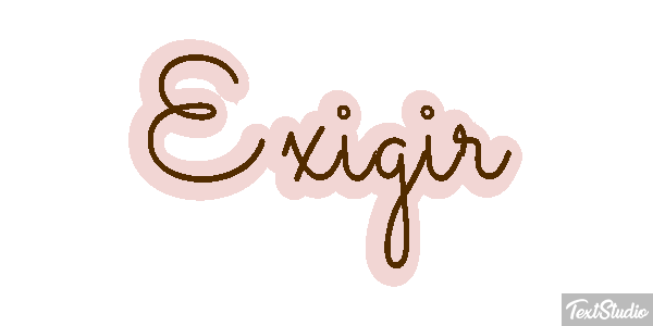 Exigir Effetto testo