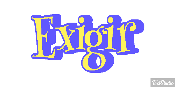 Exigir Effetto testo