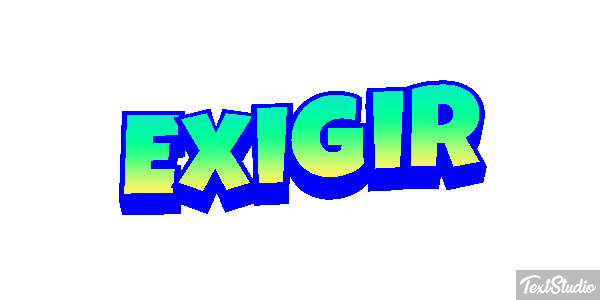 Exigir Effetto testo