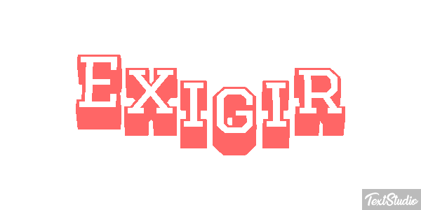 Exigir Effetto testo