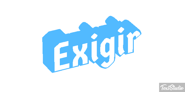 Exigir Effetto testo