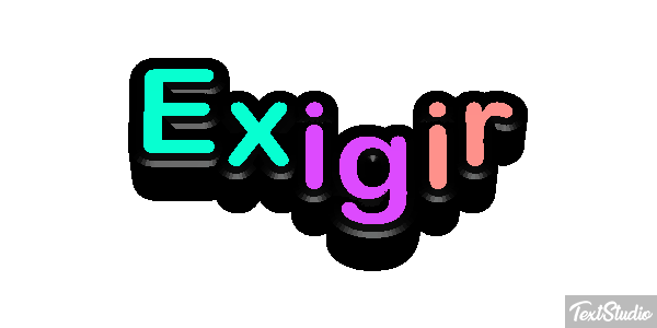 Exigir Effetto testo