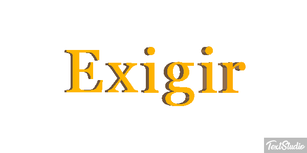 Exigir Effetto testo