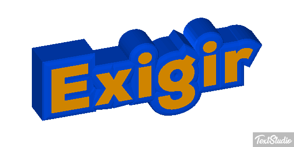 Exigir Effetto testo