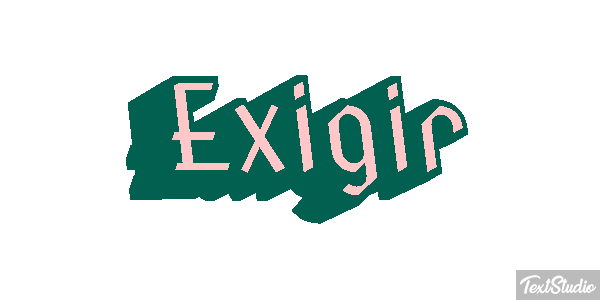 Exigir Effetto testo