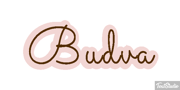 Budva Text effect