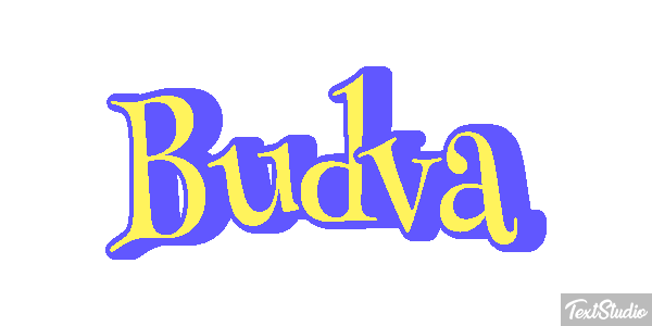 Budva Text effect