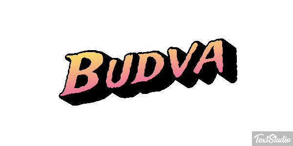 Budva Text effect