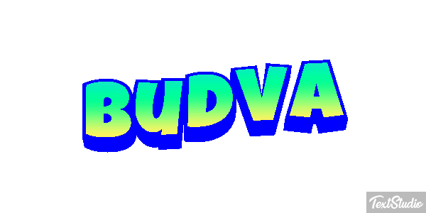Budva Text effect