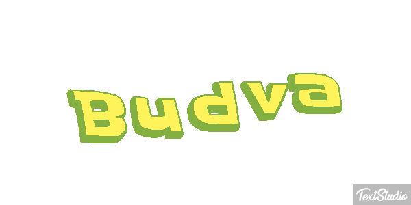 Budva Text effect