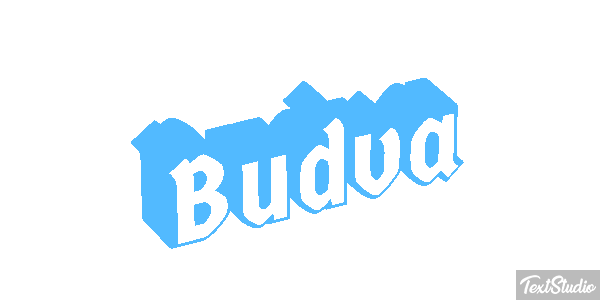 Budva Text effect