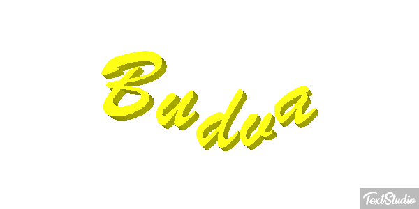 Budva Text effect