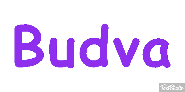 Budva Text effect