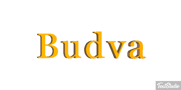 Budva Text effect