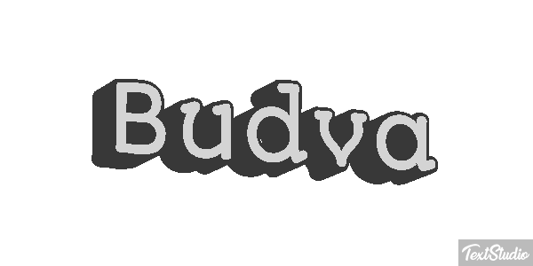 Budva Text effect