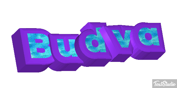 Budva Text effect