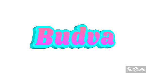 Budva Text effect
