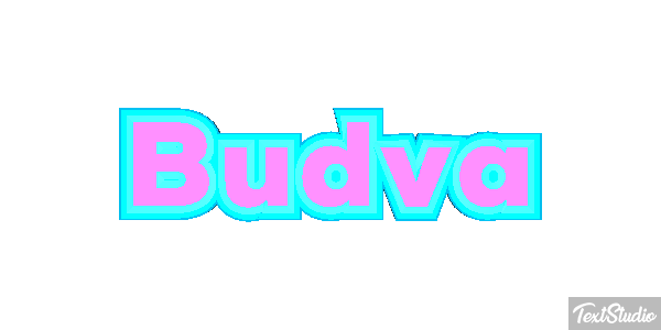 Budva Text effect