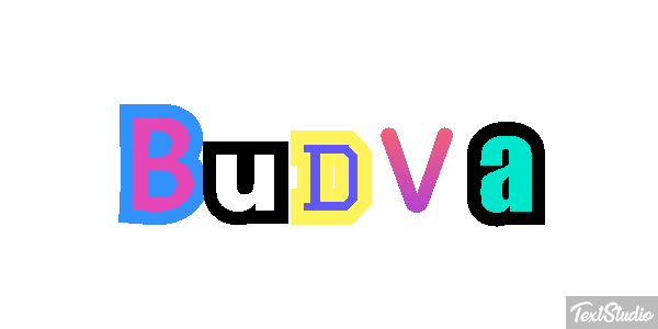 Budva Text effect