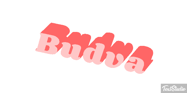 Budva Text effect