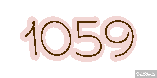 1059 Text effect