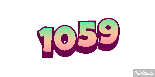 1059 Text effect