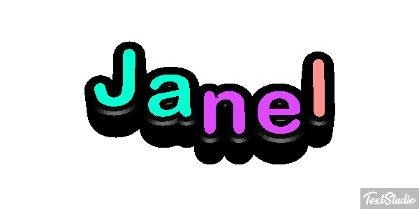 Janel Text effect