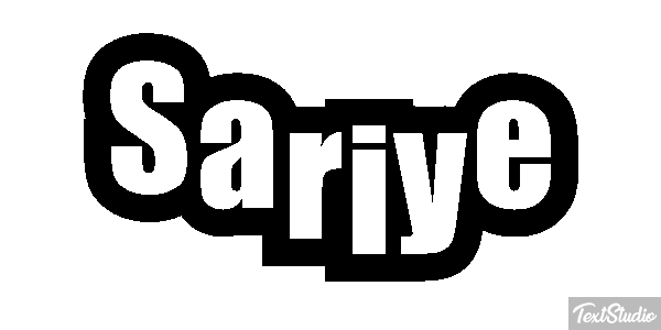 Sariye Tekst effect
