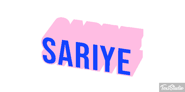 Sariye Tekst effect
